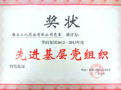 華潤集團先進(jìn)基層黨組織