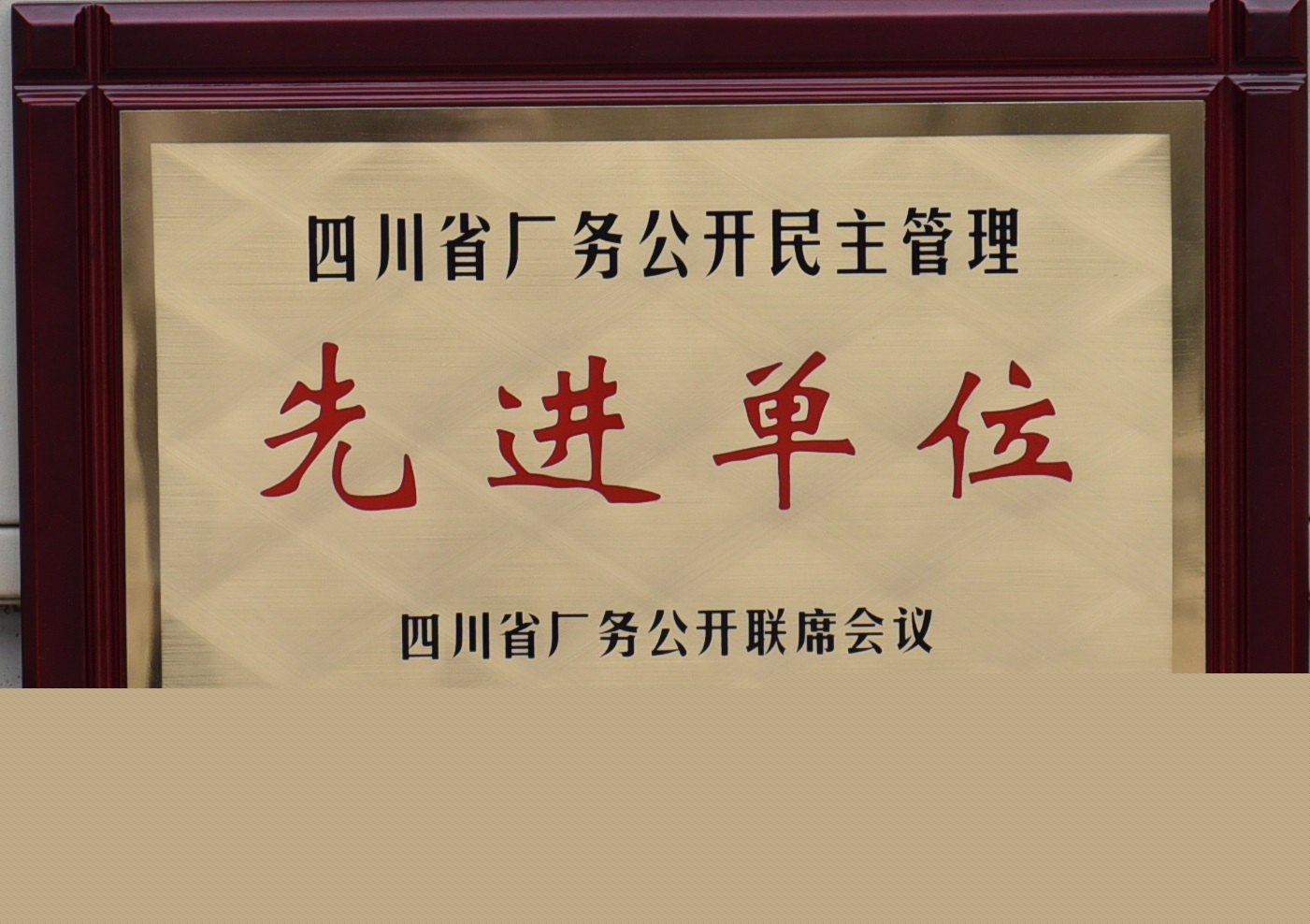 四川省廠(chǎng)務(wù)公開(kāi)民主管理先進(jìn)單位